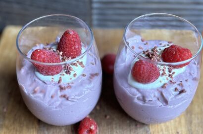 Raspberry Protein Pudding